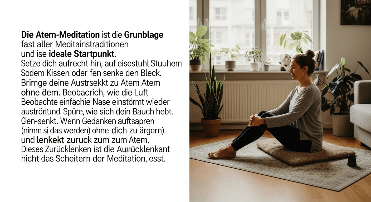 1. Atem-Meditation: Der einfachste Einstieg